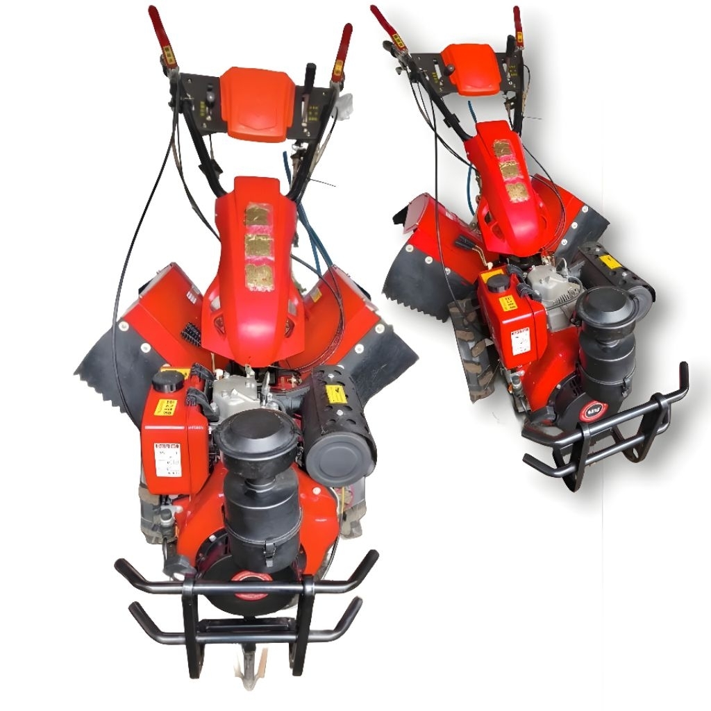 Traktor Mini Bajak Sawah Kebun Pertanian Mini Tiller Cultivator Traktor Tangan