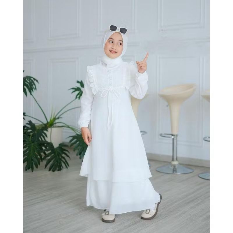 Gamis Anak Perempuan Gamis Anak Polos Gamis Anak Putih Baju Ngaji Anak Perempuan
