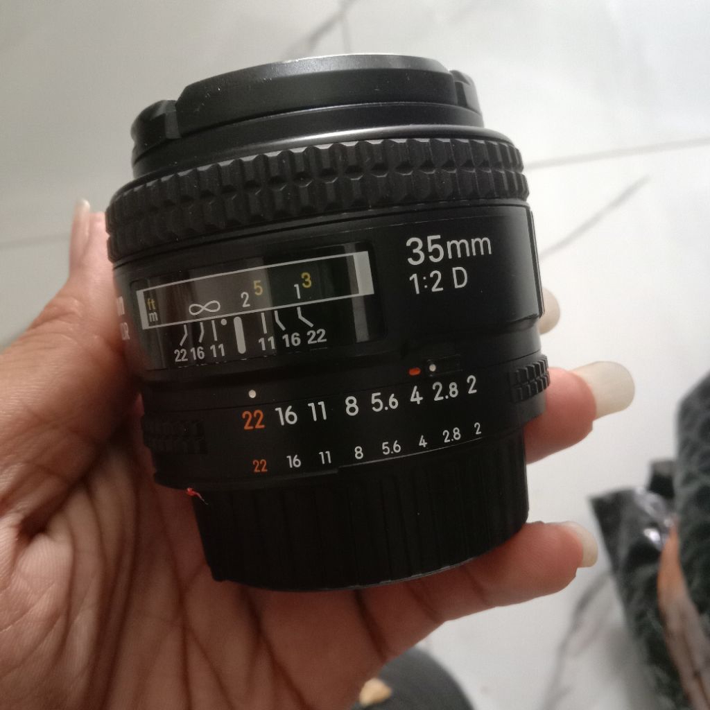 Nikon AFD 35MM F2 / lensa fix AFD 35mm semipro