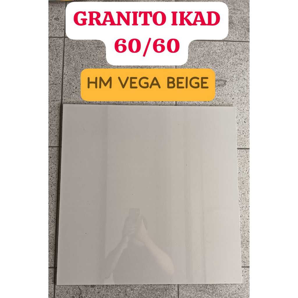 Granit ikad vega beige 60x60 glossy Glash polish