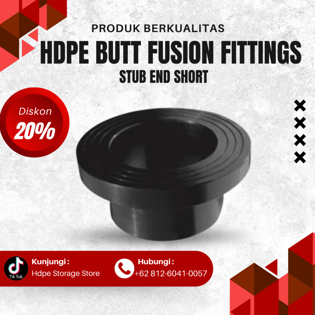 FITTING HDPE STUB END SHORT DN.160MM