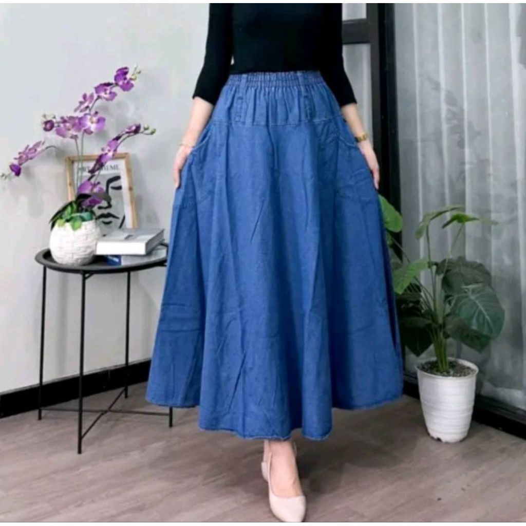 ROK JEANS SUPER JUMBO SUPER MAYUNG