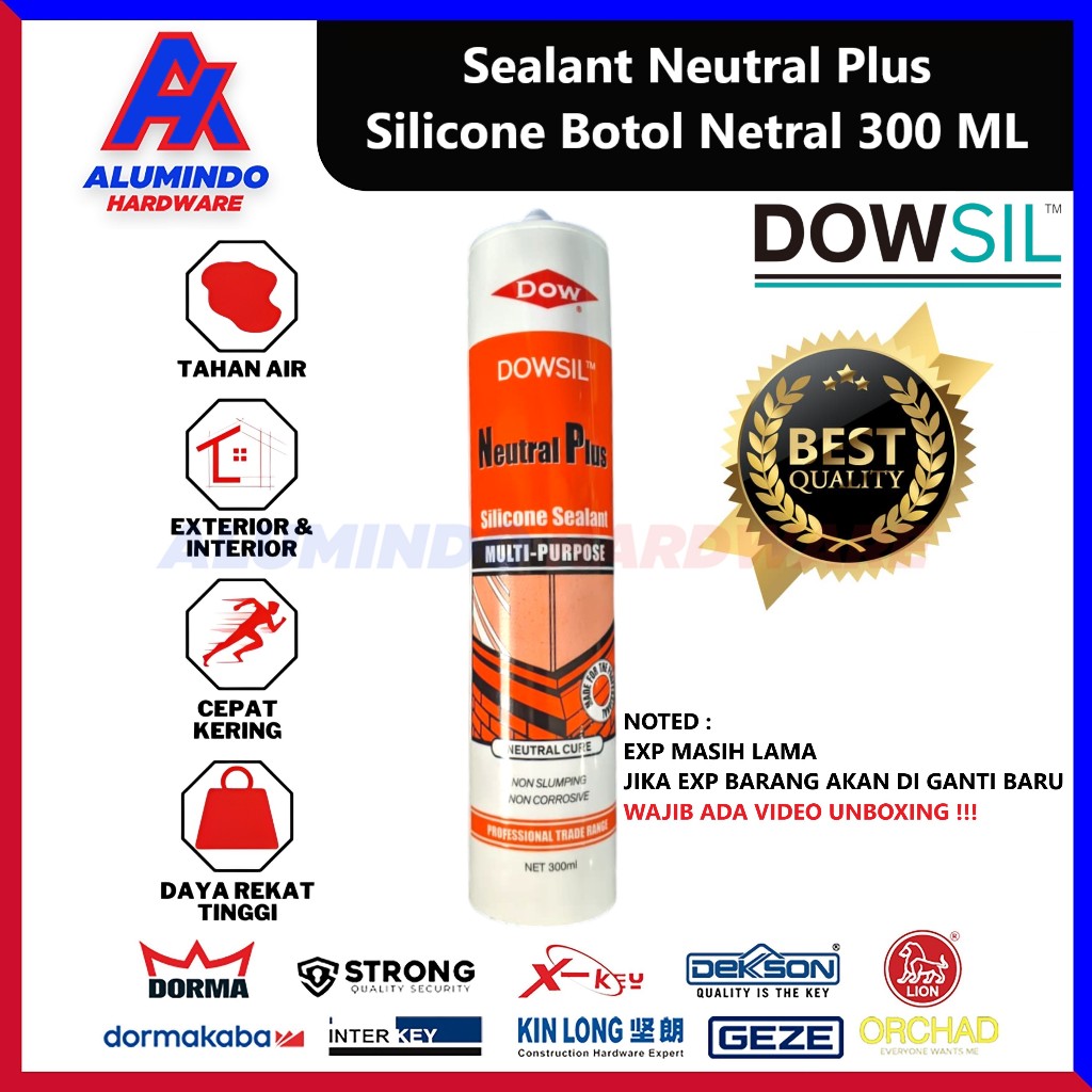 Dowsil Netral Plus Silicone Sealant Dowsil Lem Dowsil Neutral Plus