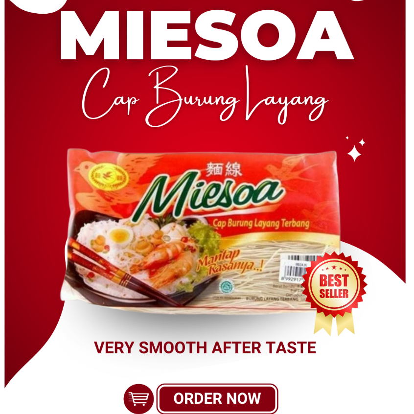 MISOA CAP BURUNG LAYANG TERBANG / Miesoa Besar 350gr / Halal