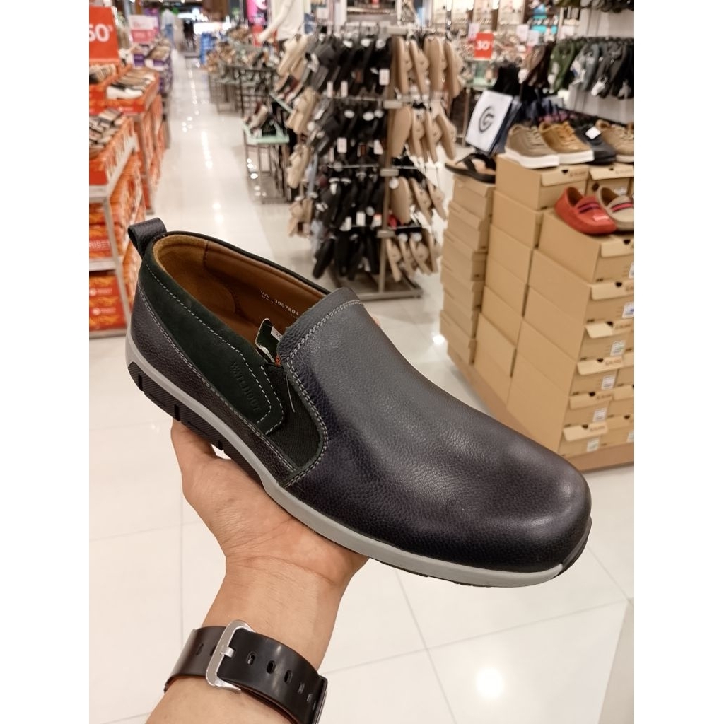 Watchout Sepatu Moccasin Pria Bahan Asli Kulit