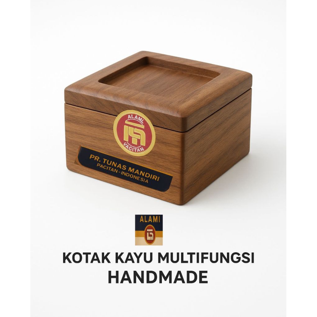 Asbak kayu ukir sukses Alami-handmade pacitan asli