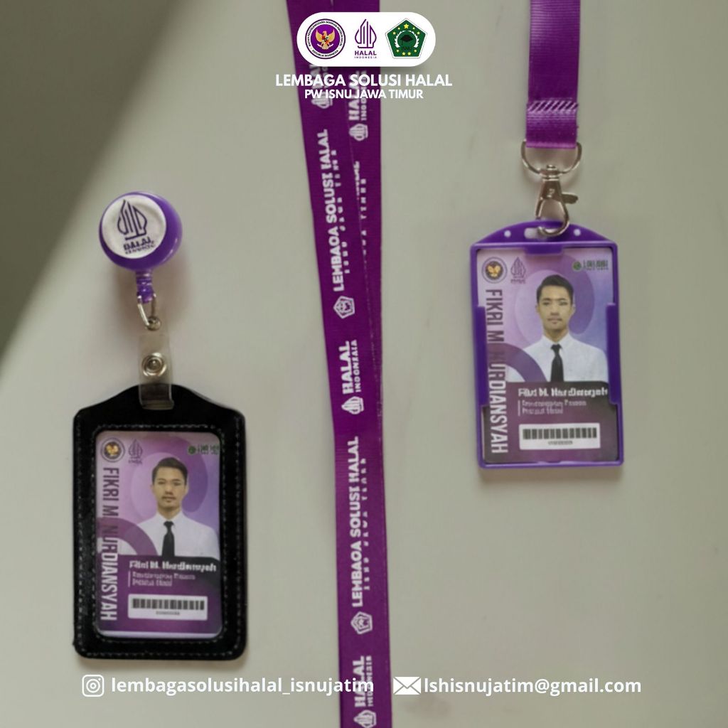 ID Card Pendamping PPH (Kalung, Tempat ID Card & ID Card)