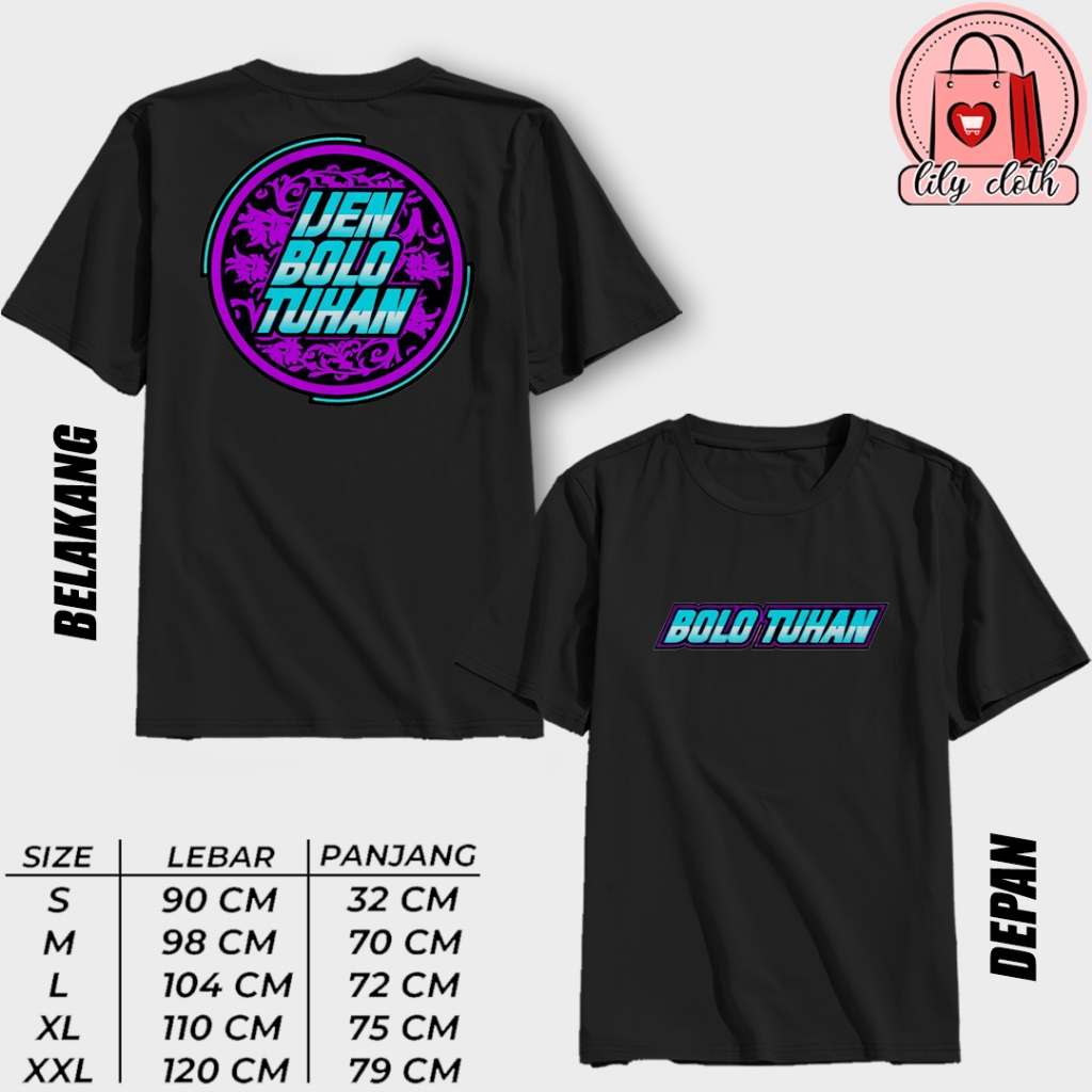 KAOS IJEN BOLO TUHAN BAJU BOLO TUHAN KEREN TERBARU KAOS DISTRO PREMIUM TSHIRT BISA COD