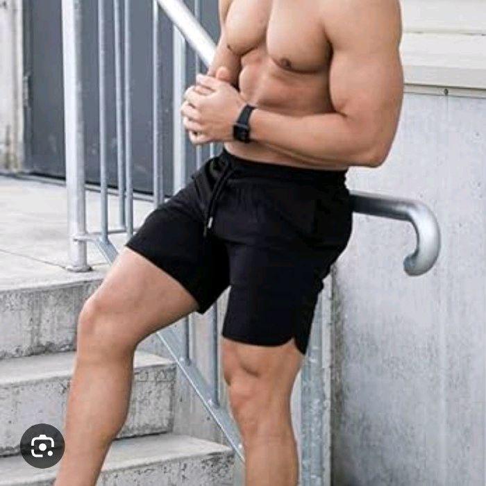 Celana pendek Pria Dryfit Hitam Polos / Celana Pendek Olahraga pria Polos Hitam Sport