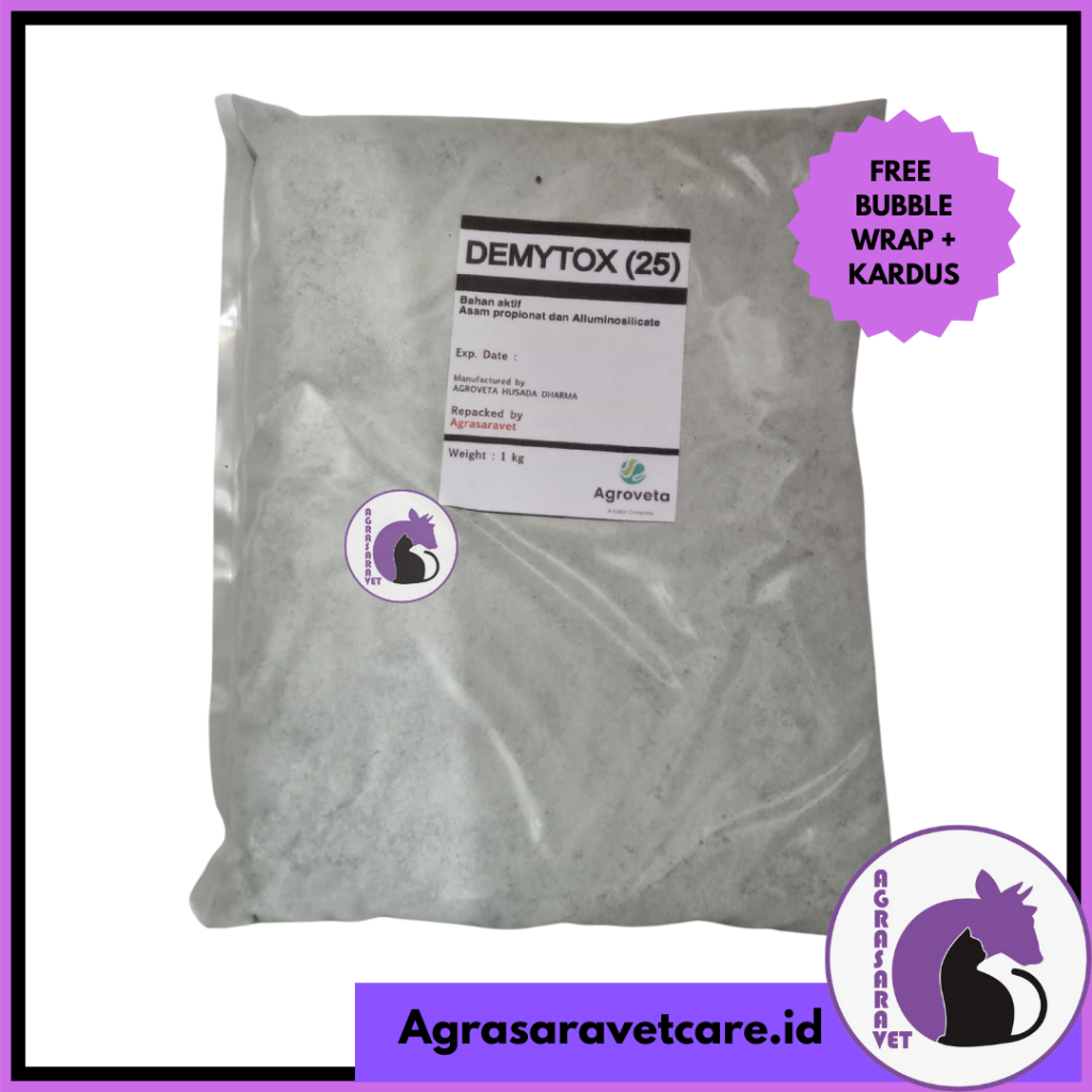 DEMYTOX-25 1 KG - anti jamur anti toxin mycotoxin pakan ternak