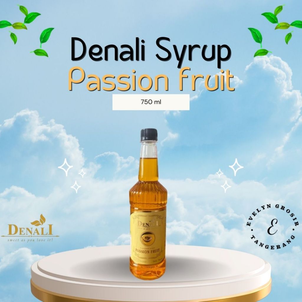 

DENALI SYRUP PASSION FRUIT 750 ml - PASSION FRUIT SIRUP 750 MILI