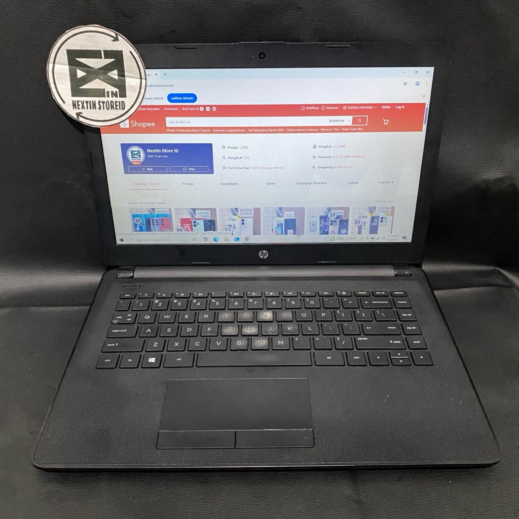 LAPTOP HP 14-BW0XX AMD A9 9420 4GB 14INCH SECOND BERGARANSI