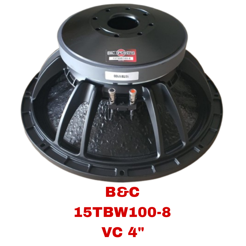 Speaker 15in B&C Speakers 15TBW100 -8. Bnc 15TBW100 Vc 4in