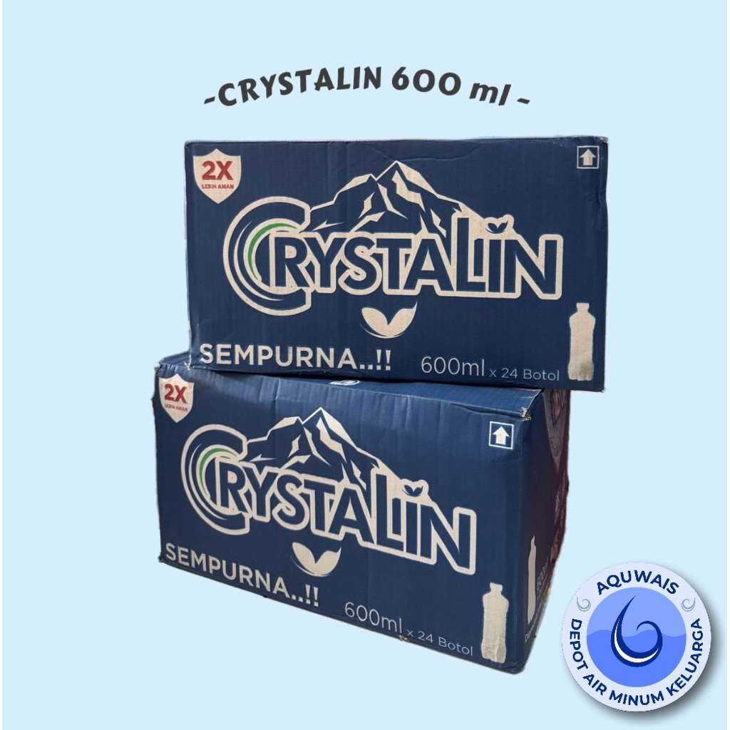 

CRYSTALIN AIR MINERAL 600 ml isi 24 botol Makassar