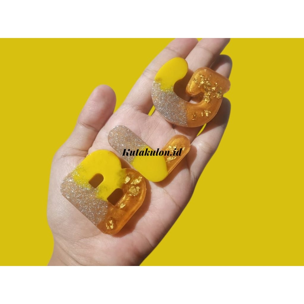 gantungan kunci huruf 1 pcs|Custom nama