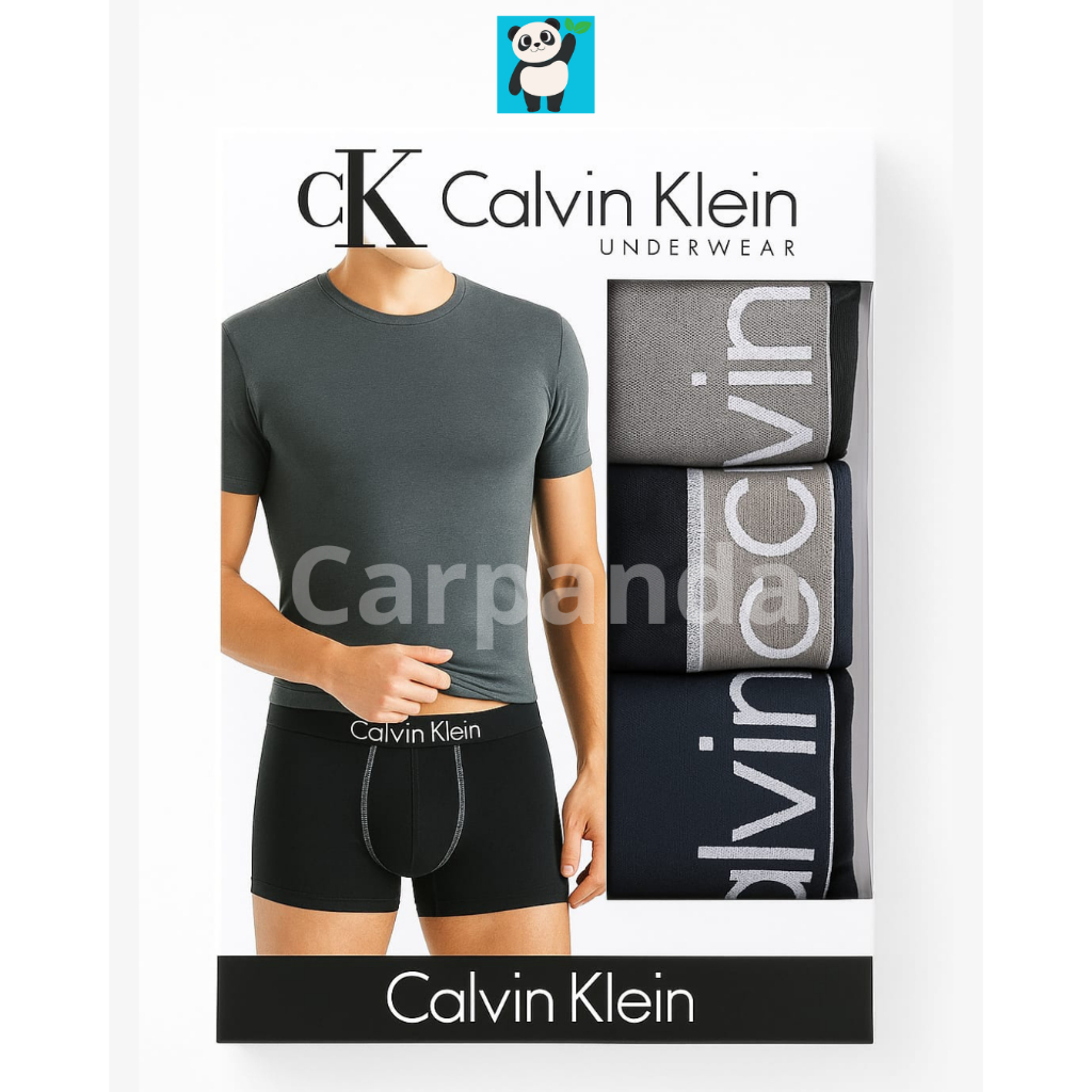 Boxer Celana Dalam Pria Cowok CK1 Premium (Isi 3pcs) M L XL XXL