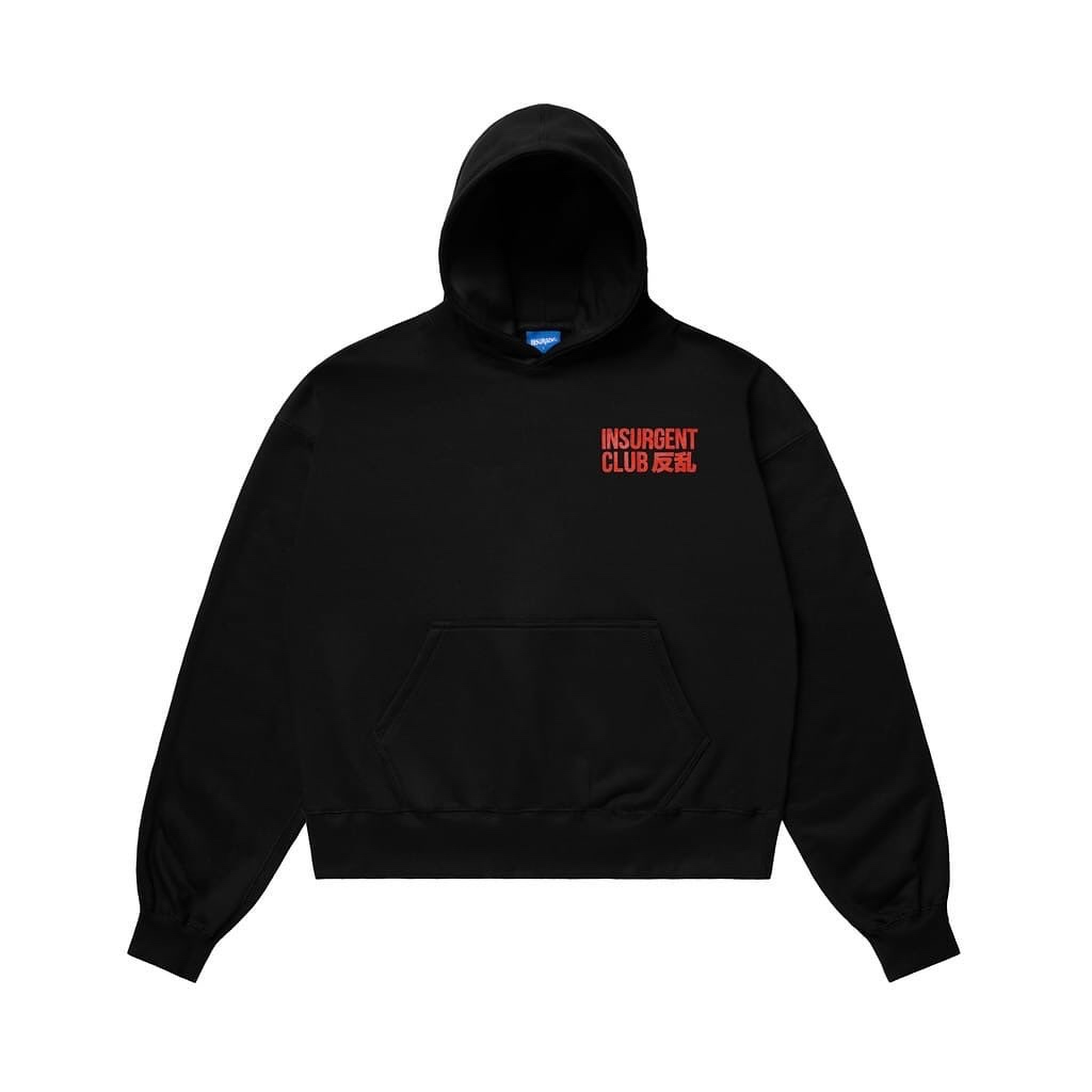 INSURGENT - Hoodie Boxy Byburn Black