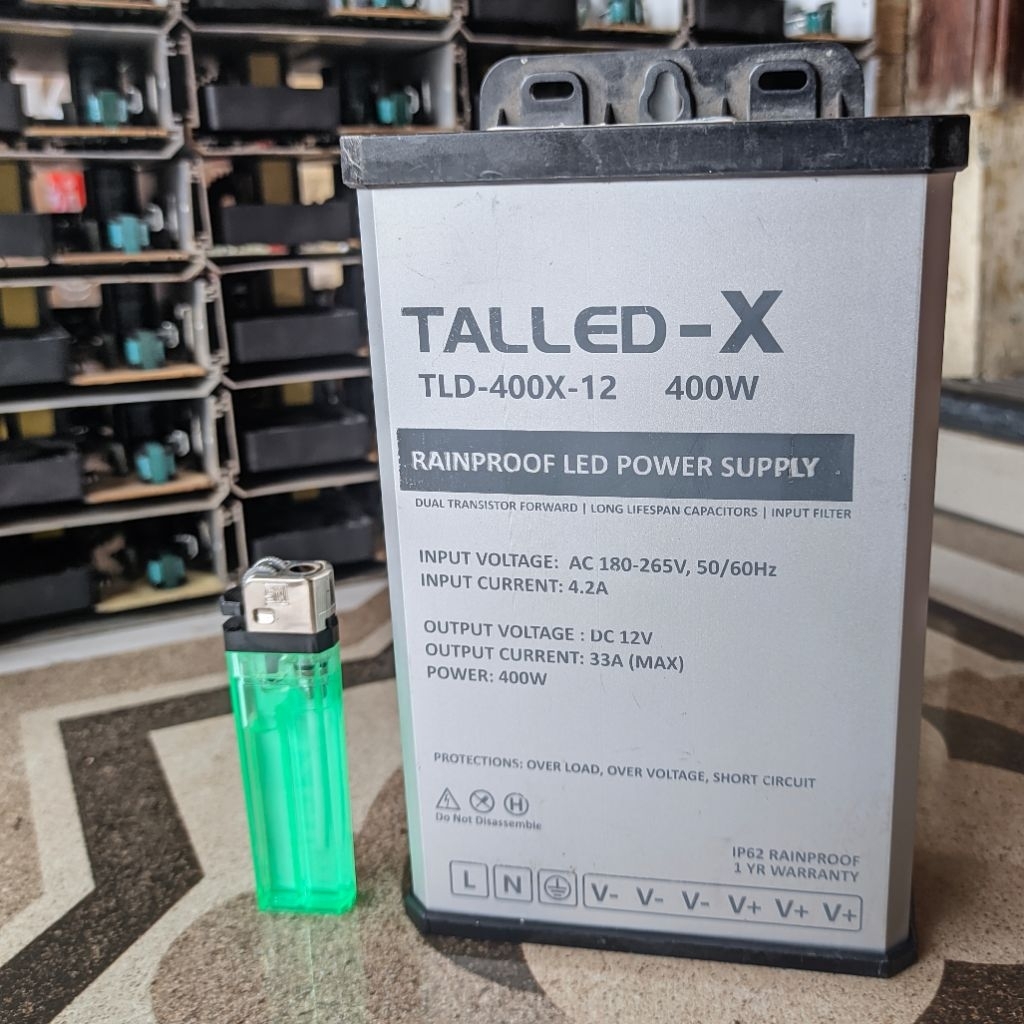 PSU Talled-X 12V 33A TLD-400X-12 Rainproof LED Power Supply 30A