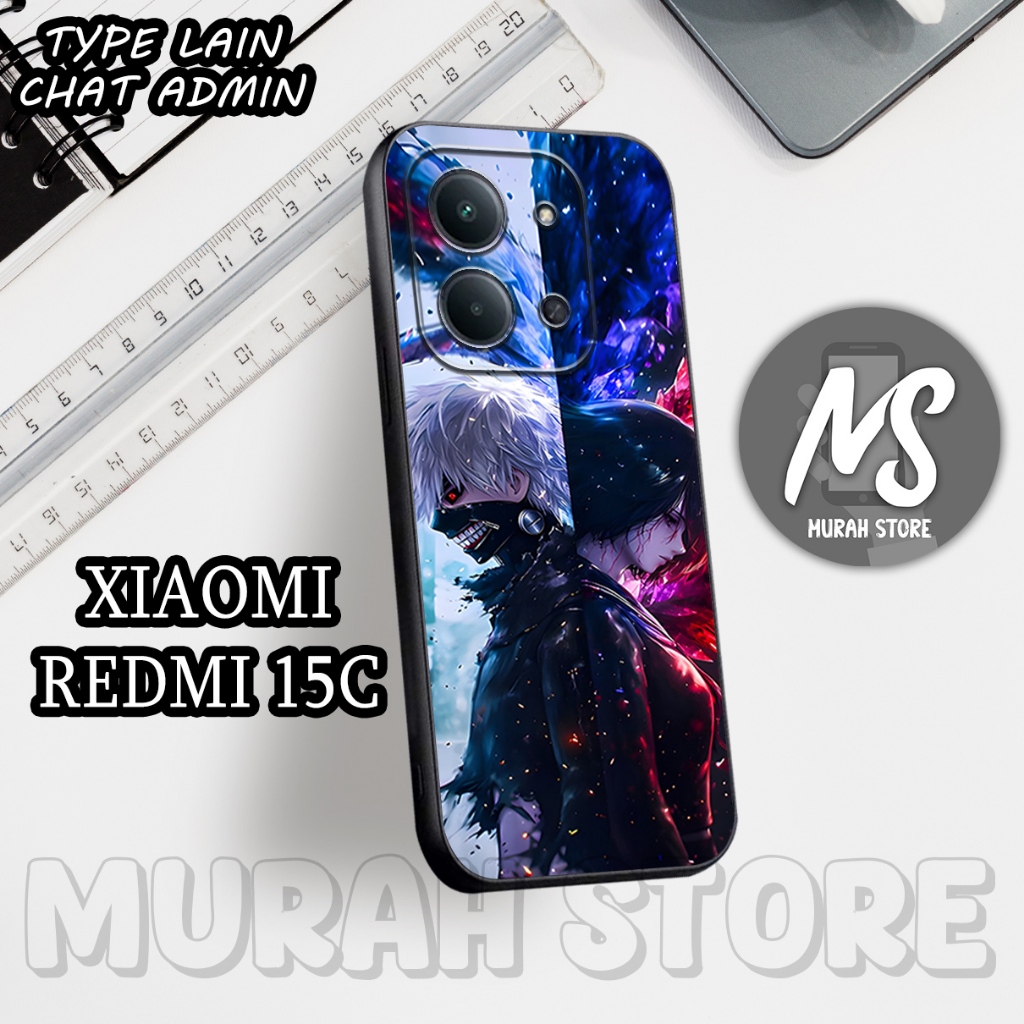 Softcase Karet REDMI 15C /MS17/Motif ANIME/Case Hp REDMI 15C/Silikon REDMI 15C
