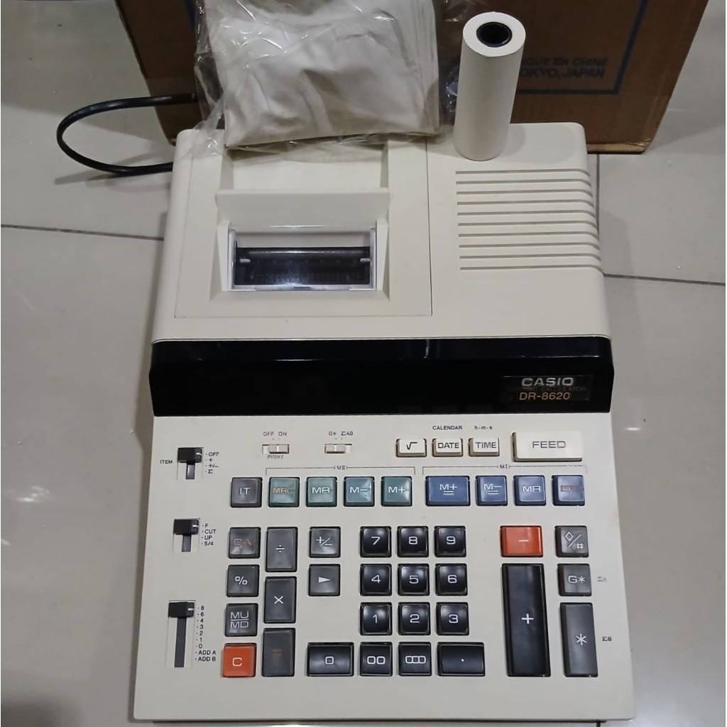 CASIO KALKULATOR PRINT DR 8620 BARU