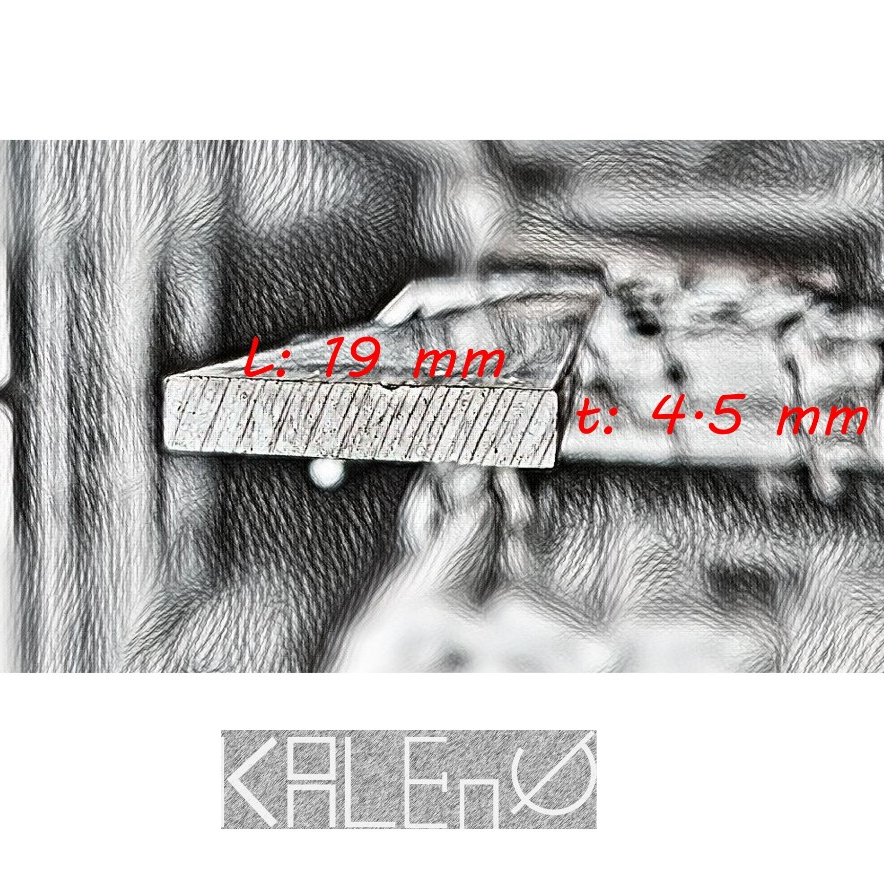 Plat Strip Aluminium (¾") 19 x 4.5 mm