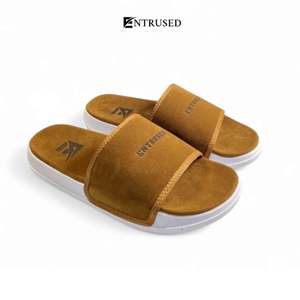 Sandal Slide Slipper Gold Pria Wanita | ERFOLK Gride Gold | Sandal Harian Nyaman Pria Wanita