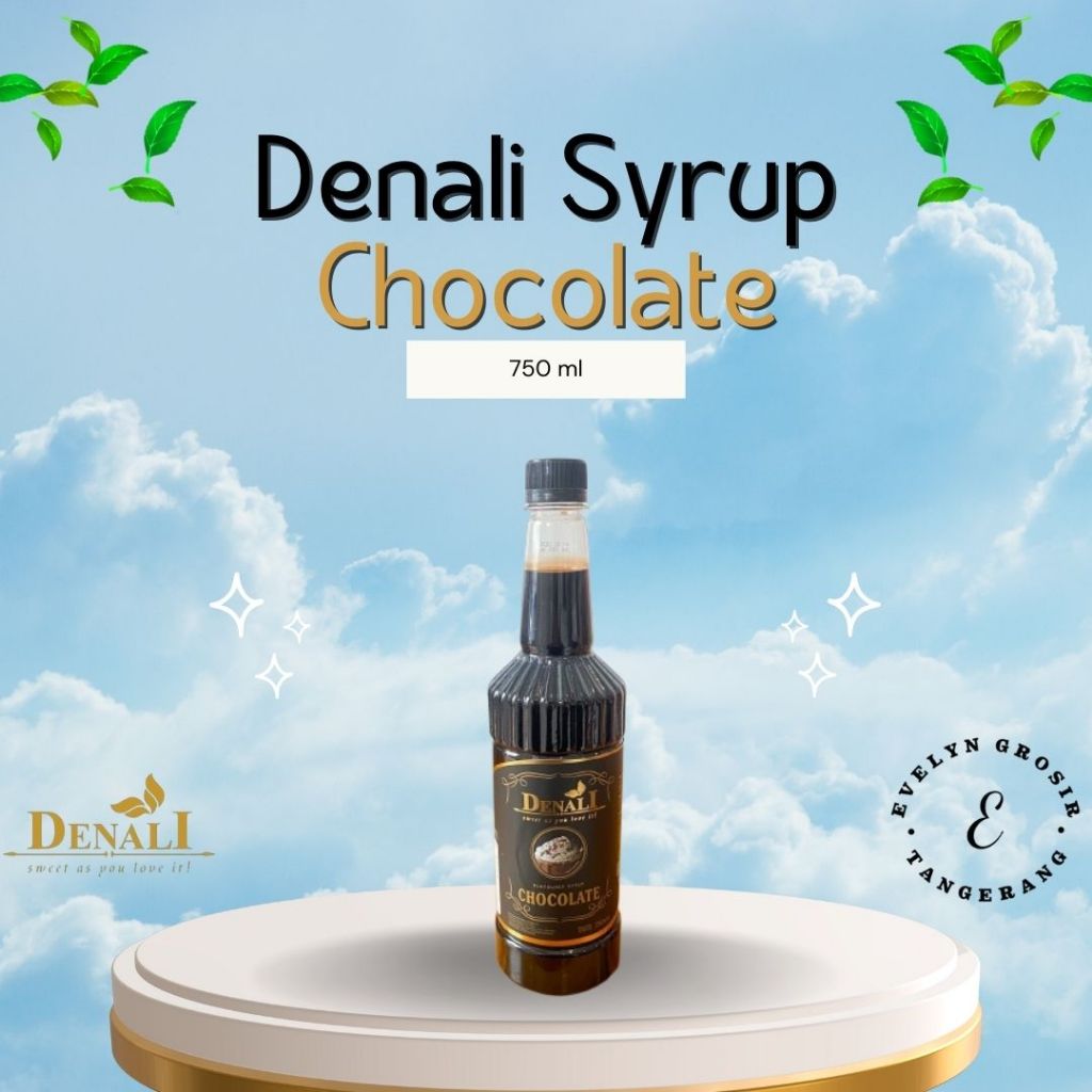 DENALI SYRUP CHOCOLATE | SIRUP CHOCOLATE 750ml - COKLAT SIRUP 750 MILI