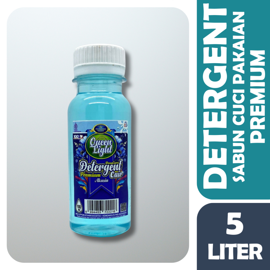 GROSIR SABUN Detergent Cuci Baju 100ml QUEENLIGHT Premium