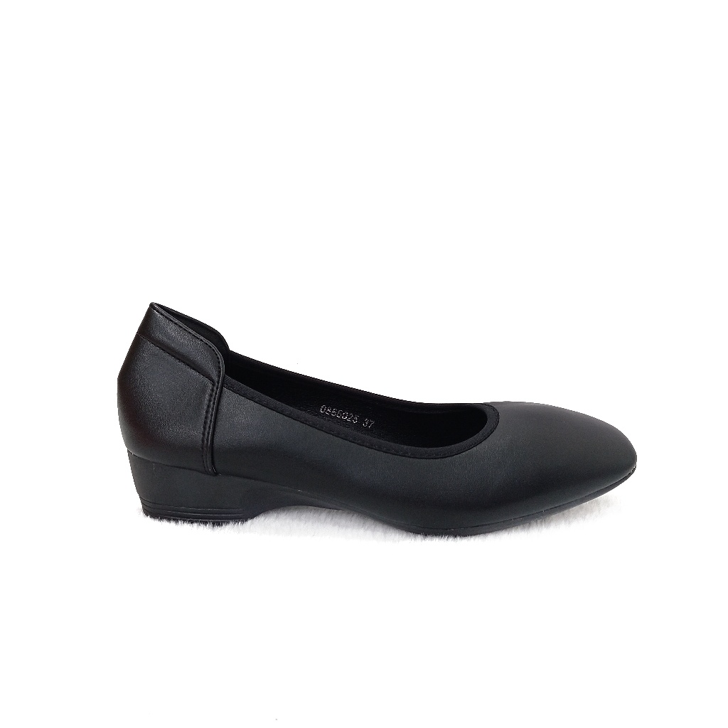 Genny Ansel - Sepatu Wanita Wedges Hitam Heels 3 CM 0865025