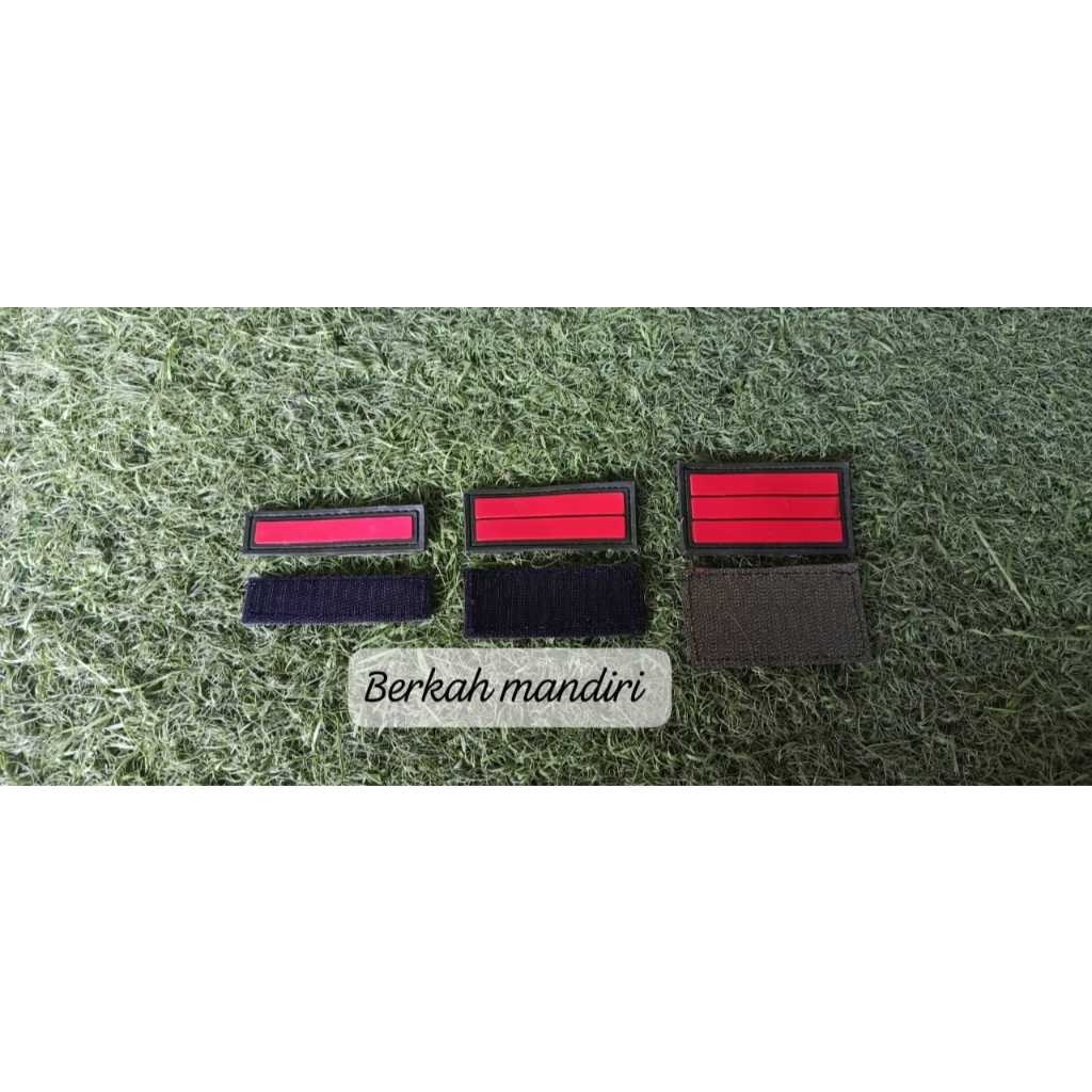 Patch Rubber Pangkat PDL TNI Prada Pratu Praka