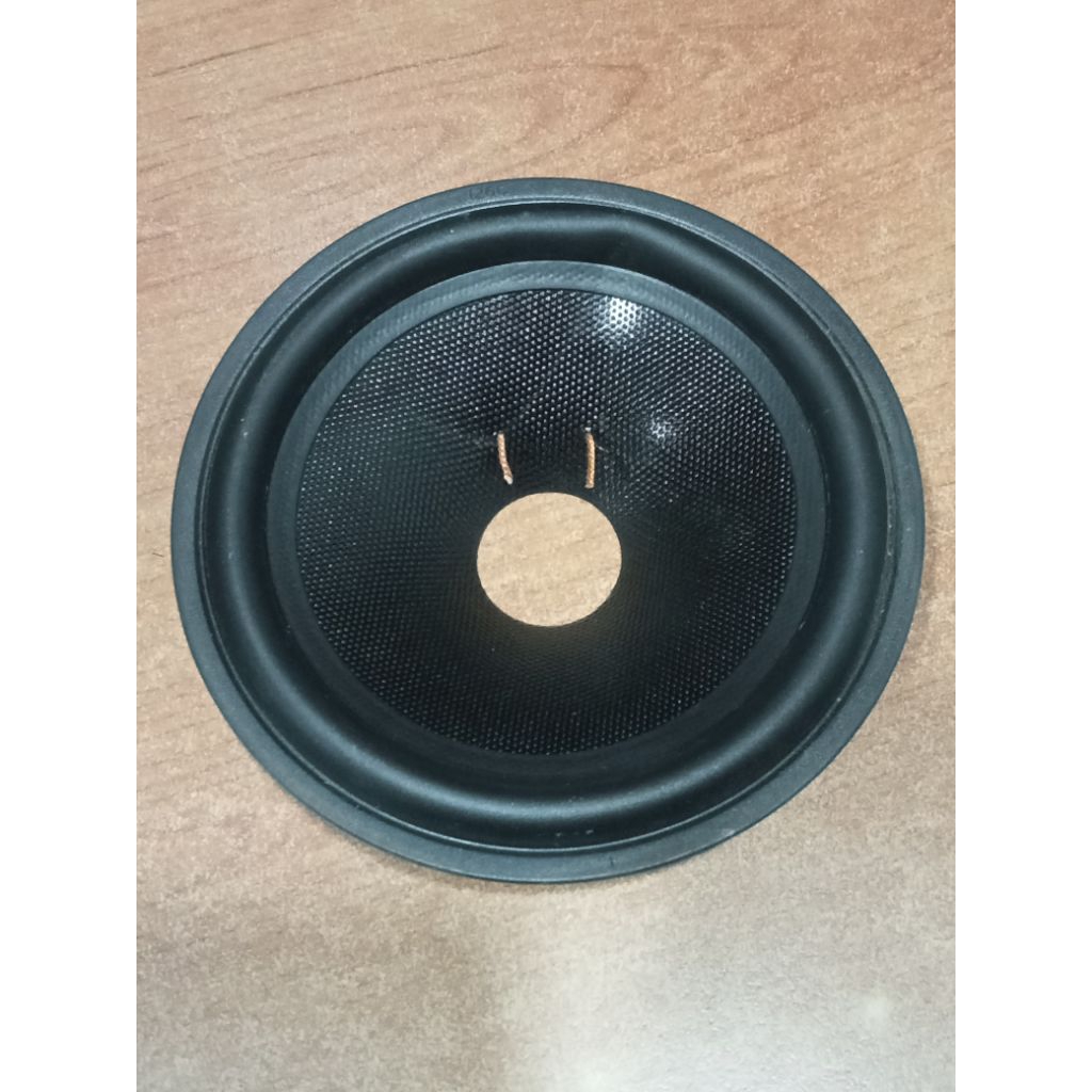 Daun Speaker 5 inch hitam + kabel wire