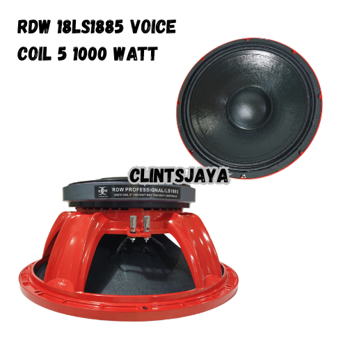 Component RDW Subwoofer 18'' RDW 18LS1885 Voice Coil 5 1000 Watt