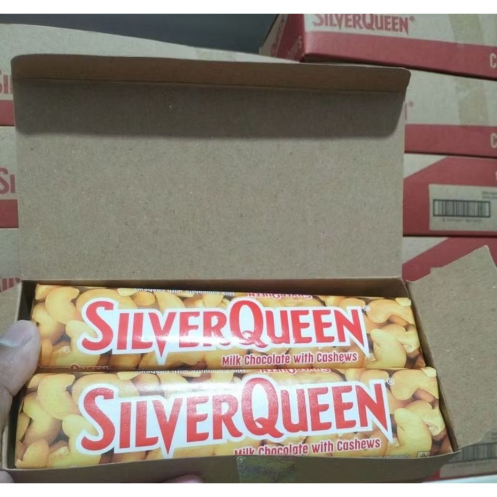 SilverQueen Ukuran Besar 55 gram Chunky bar 30 gr - coklat valentine - silverqueen cashews