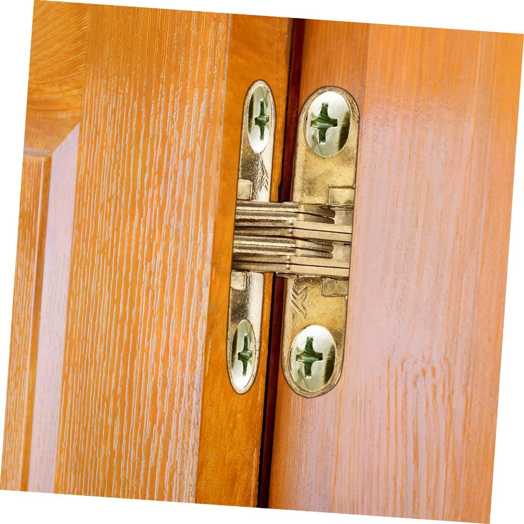 Engsel Lipat Pintu Lemari Meja / Engsel Pintu Tanam / Engsel Invisible Hinge Dengan Sekrup