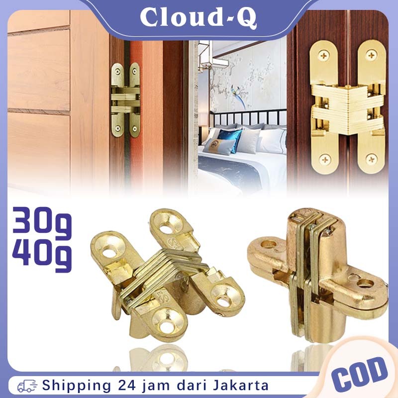 Engsel Lipat Pintu Lemari Meja / Engsel Pintu Lipat / Engsel Pintu Tanam Dengan Sekrup Pemasangan