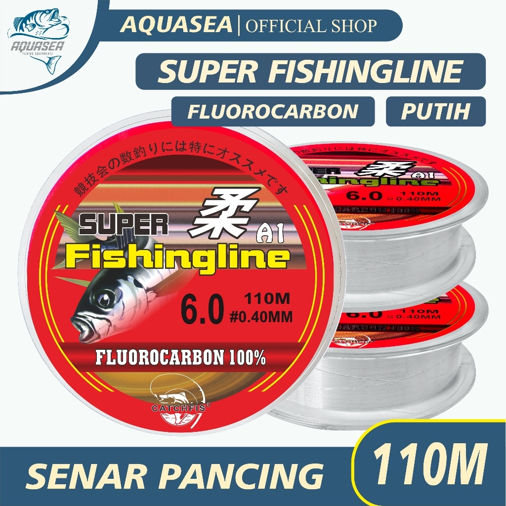 DORRY PANCING - Senar Pancing 110m Senar Pancing Kuat Bahan Nilon Transparan Senar Super Fishing Lin
