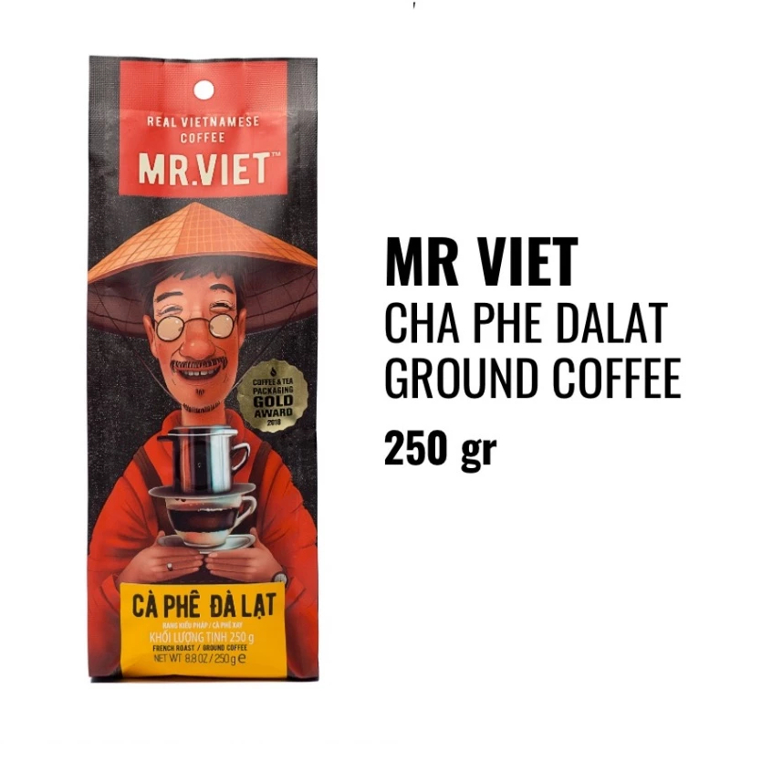 

Mr. Viet Cha Phe Dalat Ground Coffee 250 gr