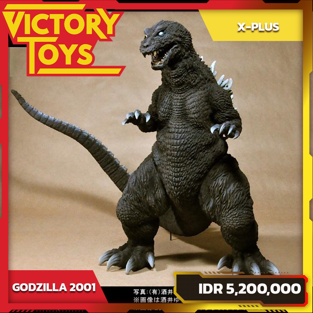 GODZILLA, MORTHA AND KING DHIDORAH:GIANT MONSTERS ALL-OUT ATTACK 30CM GODZILLA 2001 By X-Plus