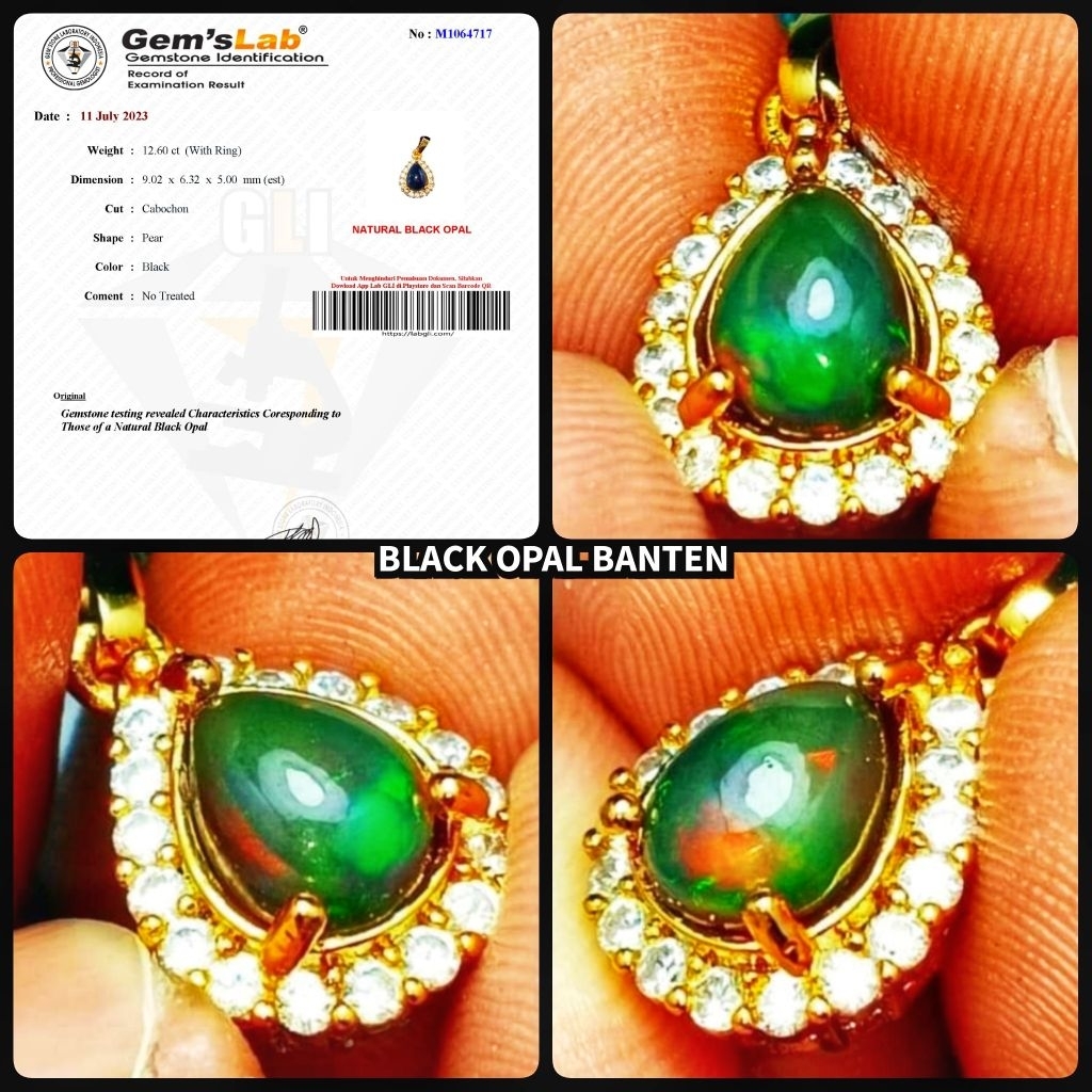 NATURA LIONTON BLACK OPAL BANTEN SUPER HQ + MEMO