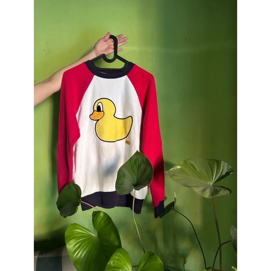 Pancoat Crewneck Putih Merah 2 Warna