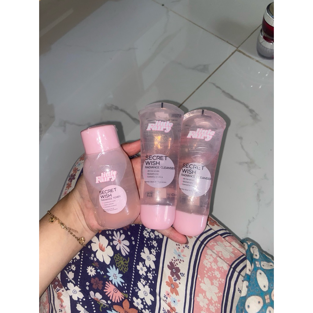 Little Fairy Secret Wish Radiance Toner + Facial Wash (BACA DESKRIPSI)