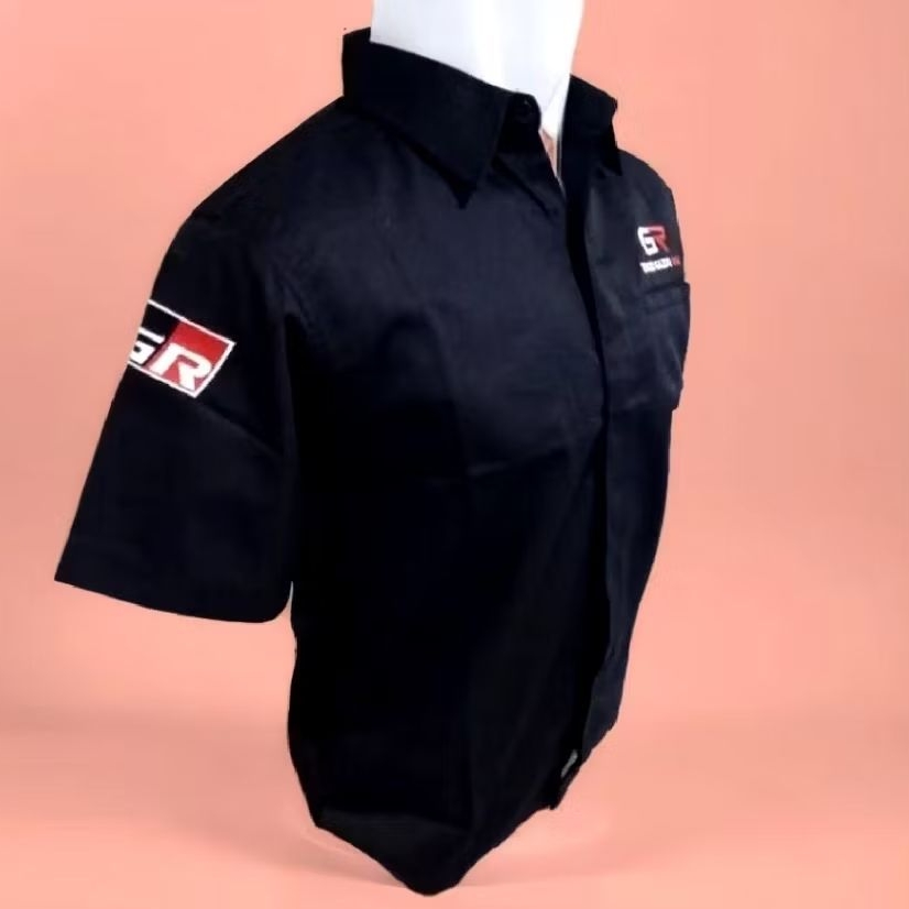 Kemeja kerja GR toyota Gazoon Racing Seragam GR TOYOTA GAZOO RACING full bordir
