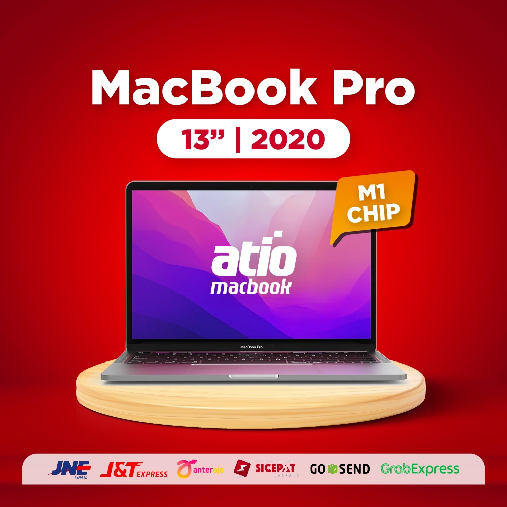 MACBOOK PRO TOUCHBAR 2020 13 INCH CHIP M1 RAM 8/16 GB SSD 256/512/1TB