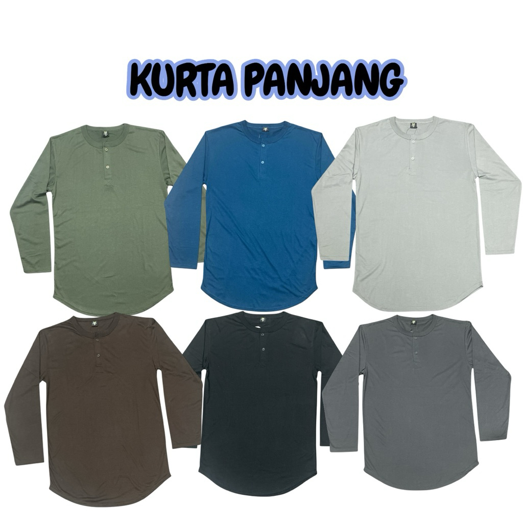 BAJU KOKO KURTA LENGAN PANJANG PREMIUM