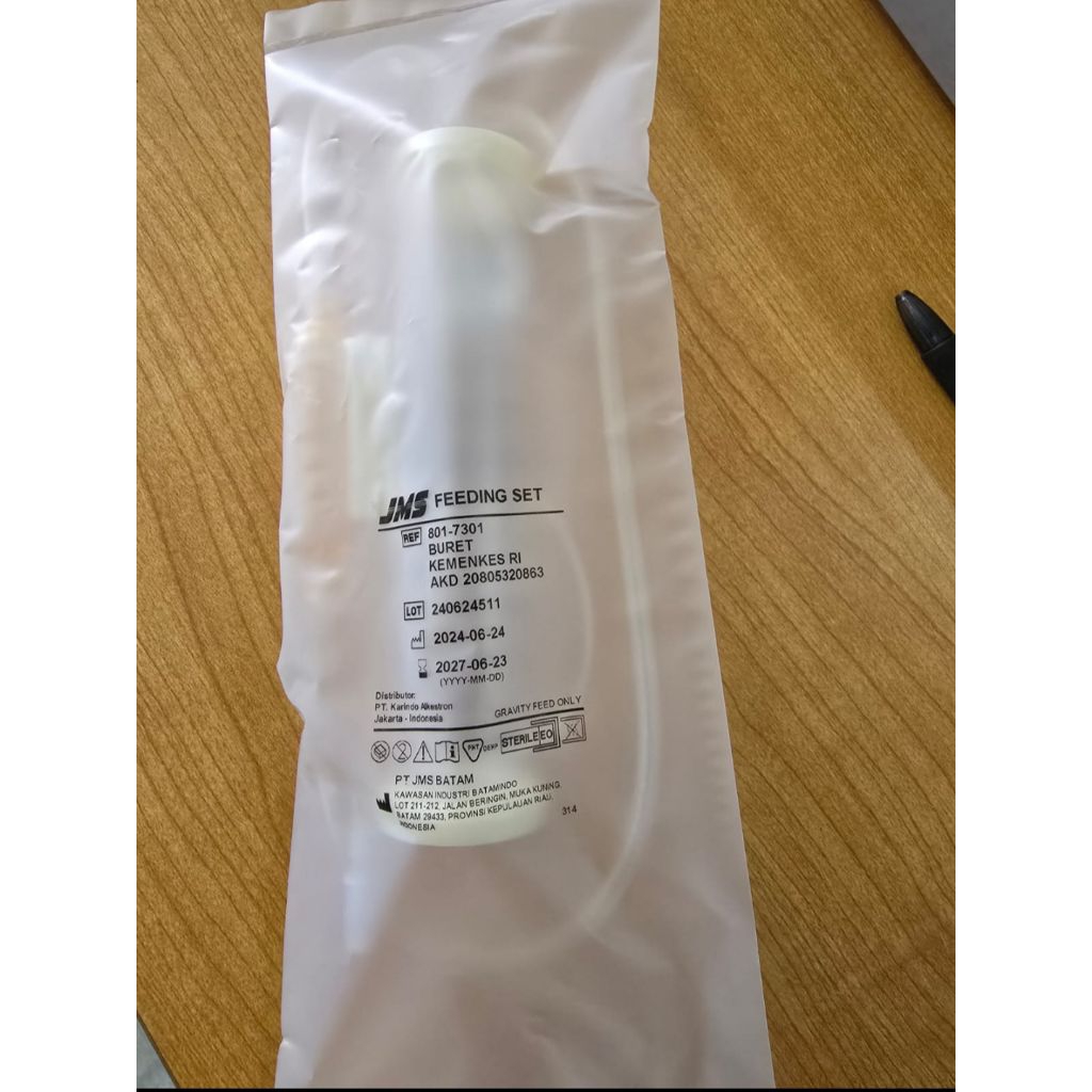 feeding set/feeding buret jms