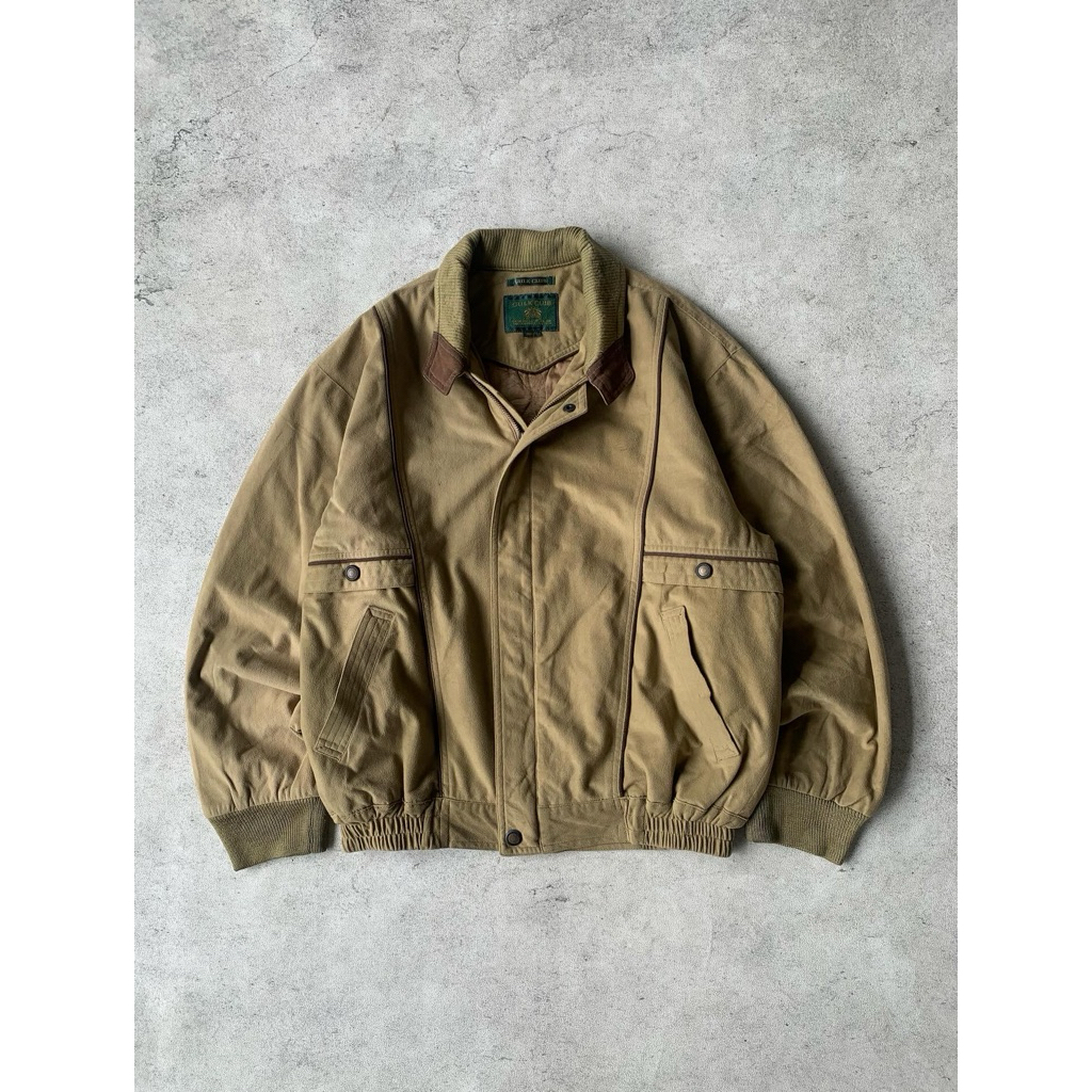 flight jacket gulk suede