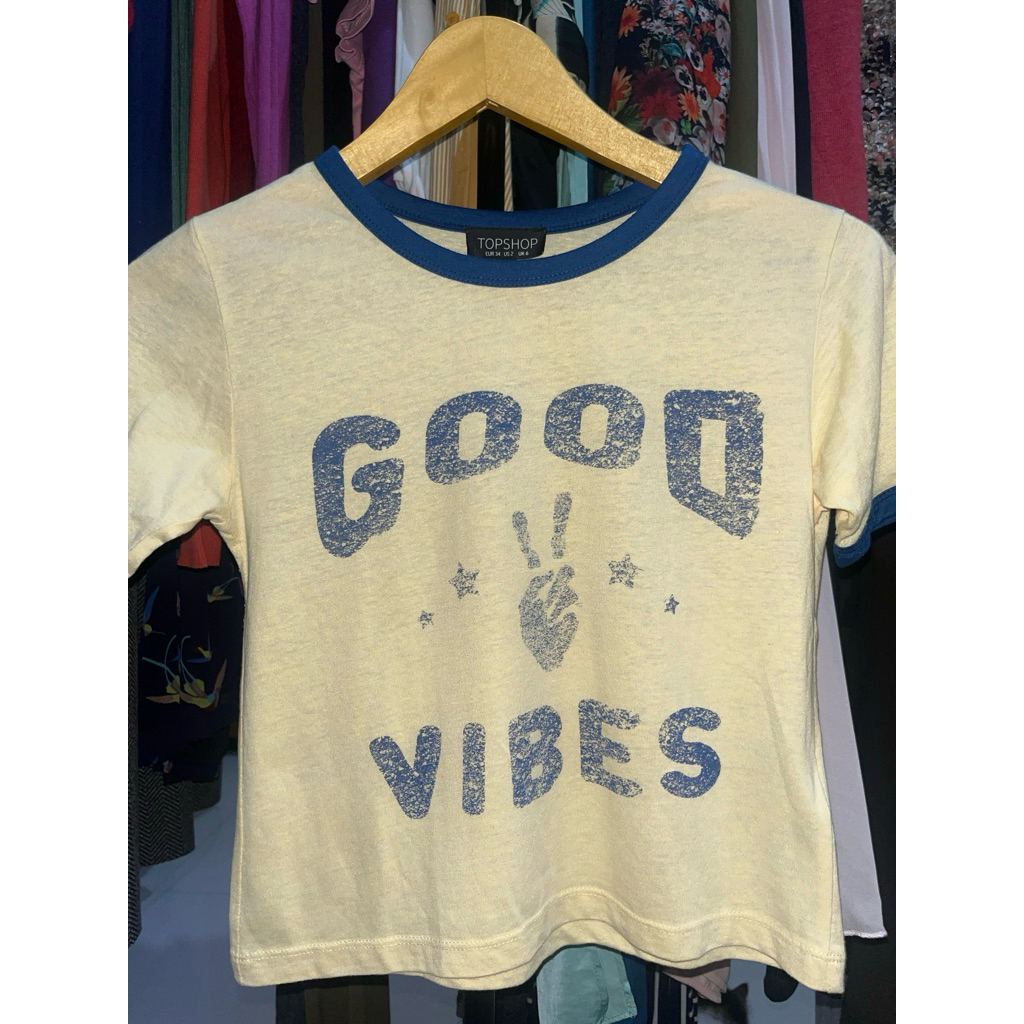 Kaos Crop topshop preloved