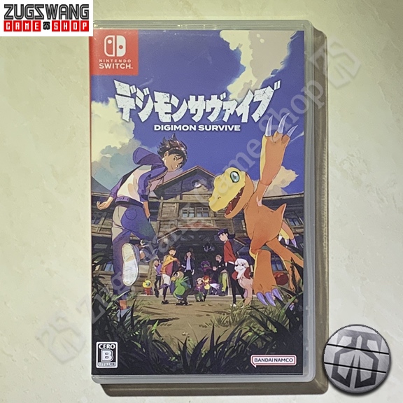 DIGIMON SURVIVE nintendo switch card game cartridge bekas 2nd