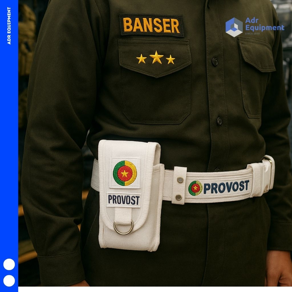 Sabuk Kopel Provost Banser Set Lengkap dengan Sarung HP 2 Slot Pinggang
