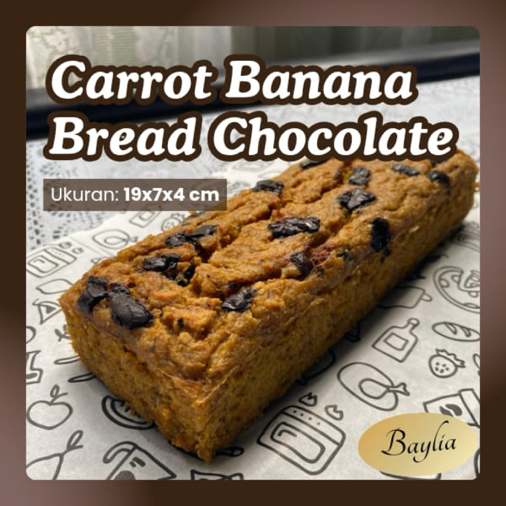 

Baylia Carrot Banana Bread Chocolate